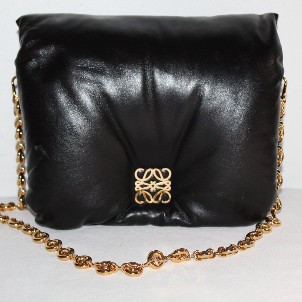 Loewe Leather Puffer Goya Shoulder Bag